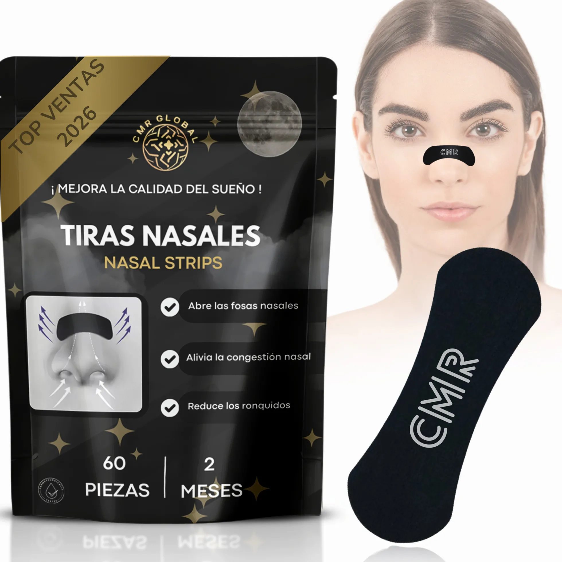 Tiras Nasales PRO Premium CMR Global 60 uds
