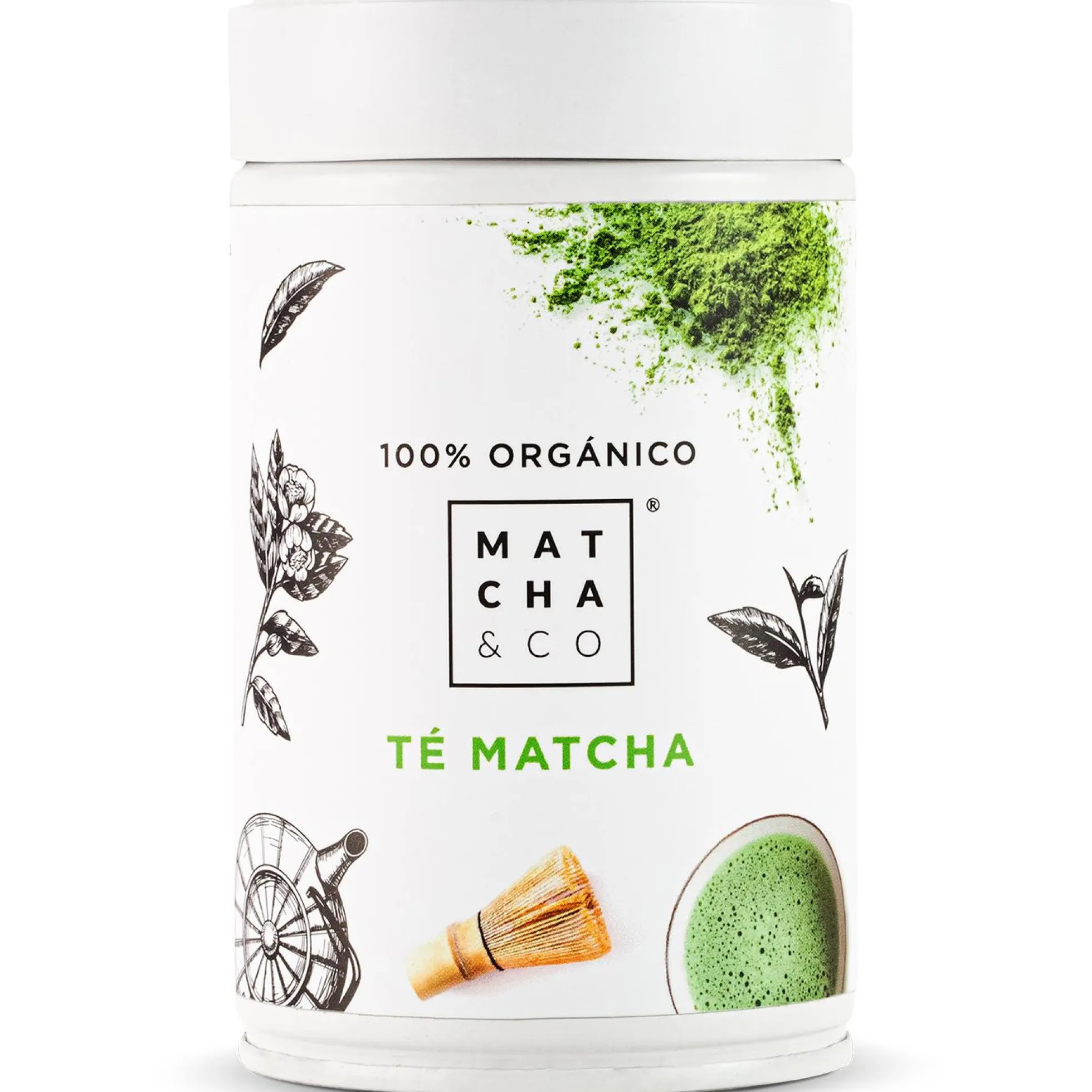 Té Matcha Ceremonial 100% ecológico Matcha & CO 80 g