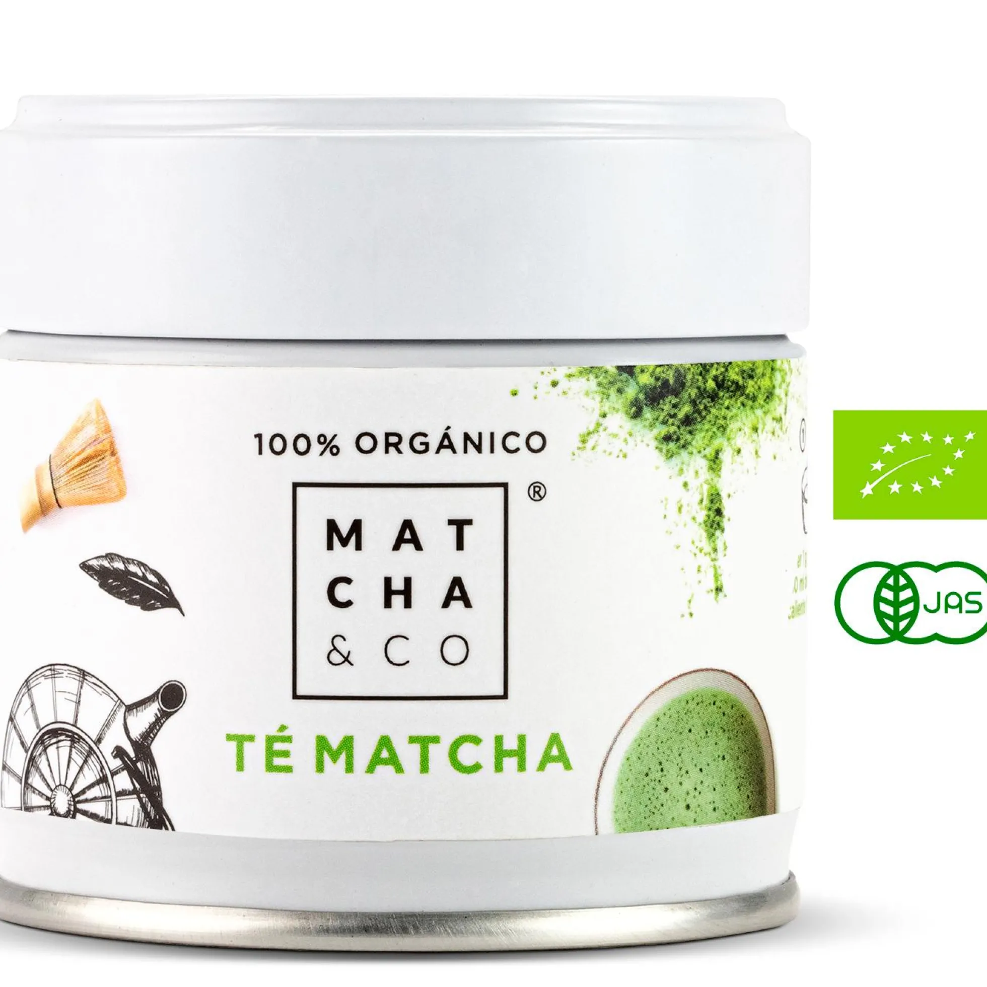 Té Matcha Ceremonial 100% ecológico Matcha & CO 30 g