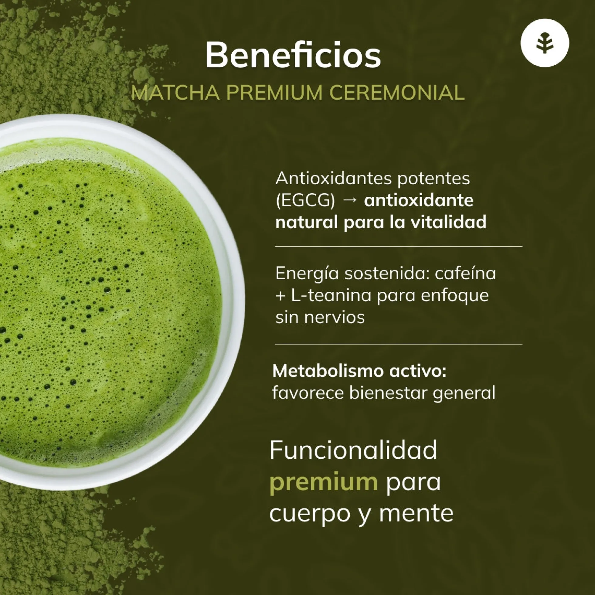 Té Matcha Grado Ceremonial Premium Planeta Huerto 200 g