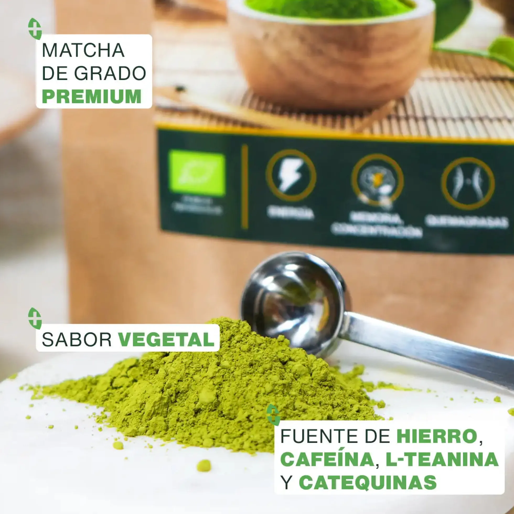 Té Matcha Japonés Premium Bio 200g