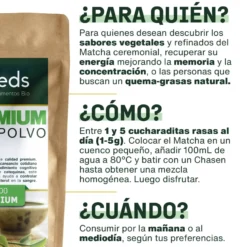 Té Matcha Japonés Premium Bio 200g