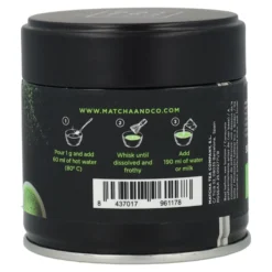 Té Matcha Premium Ceremonial 100% ecológico Matcha & CO 30 g