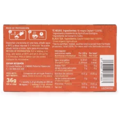 Té Negro Ceylan Bio OiTierra Madre 36 g