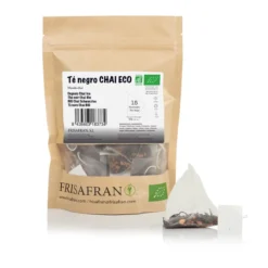 Té Negro Chai Ecológico Pirámides | Calidad | Frisafran 30 Uds
