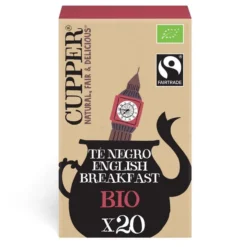 Té Negro Desayuno Inglés Bio Cupper 20 bolsitas