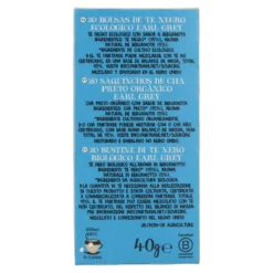Té Negro Earl Grey Bio Cupper 20 bolsitas