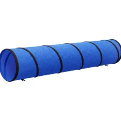 Túnel Para Perros Poliéster Azul Ø40x200 Cm
