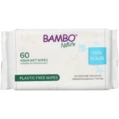 Toallitas Aqua 99 % agua Bambo Nature 60 uds