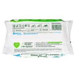 Toallitas de Bebé Babycream Natur Flush Brevia 60 ud