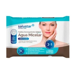 Toallitas desmaquillantes Agua Micelar Salustar 20 uds