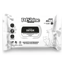 Toallitas Higiene Perro/Gato Detox Porrini 40 uds