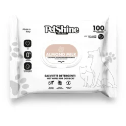 Toallitas Higiene Perro y Gato Leche Almendra Porrini 100 uds