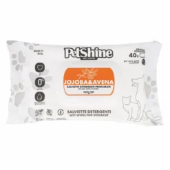 Toallitas Higiene Perro y Gato Jojoba y Avena Porrini 40 uds