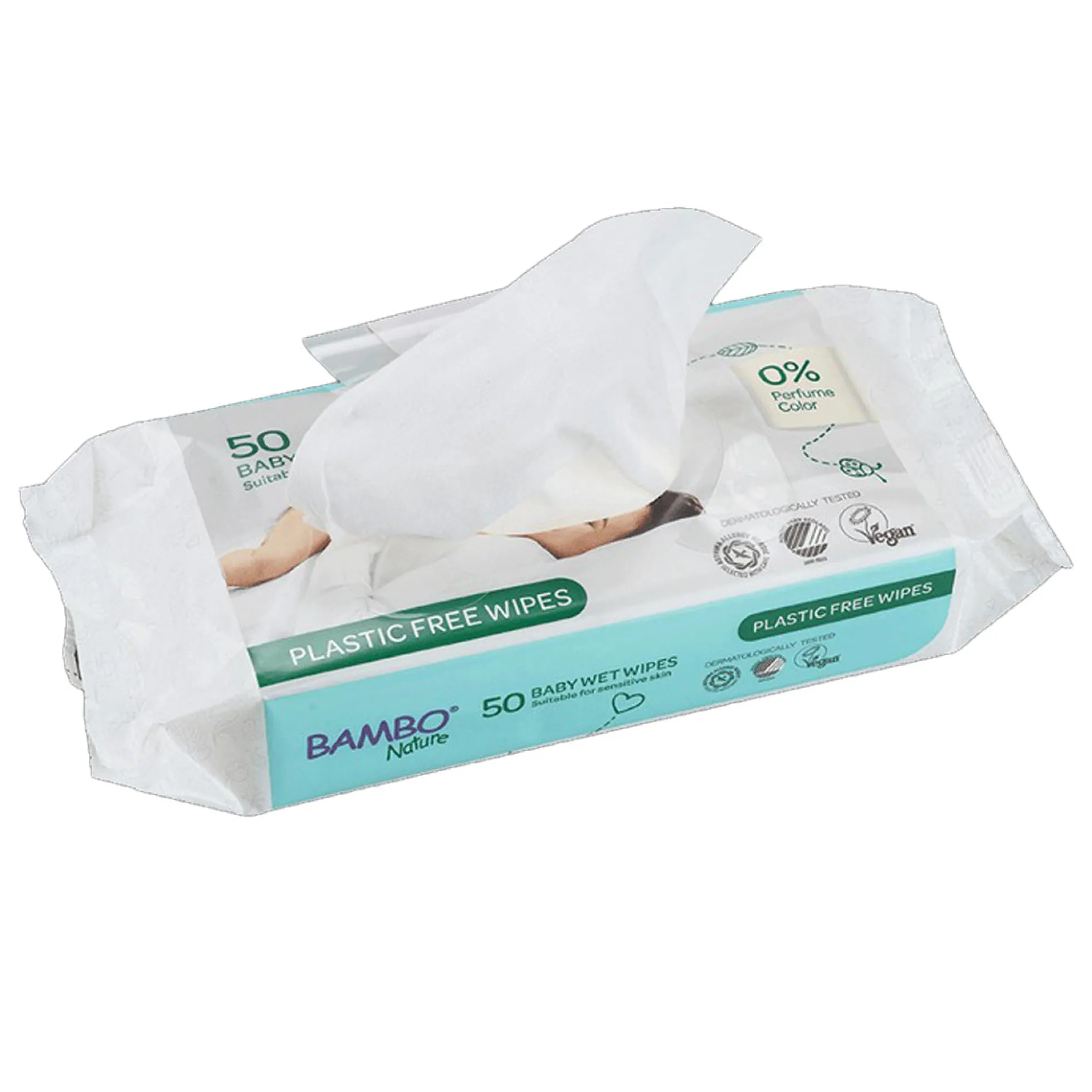 Toallitas húmedas de bebé Bambo Nature 80 uds