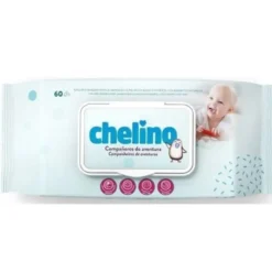 Toallitas infantiles dermo sensitive Chelino 60 unidades