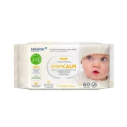 Toallitas infantiles pieles atópicas Salustar 60 uds
