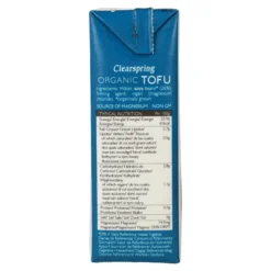 Tofu sedoso japonés Clearspring, 300g