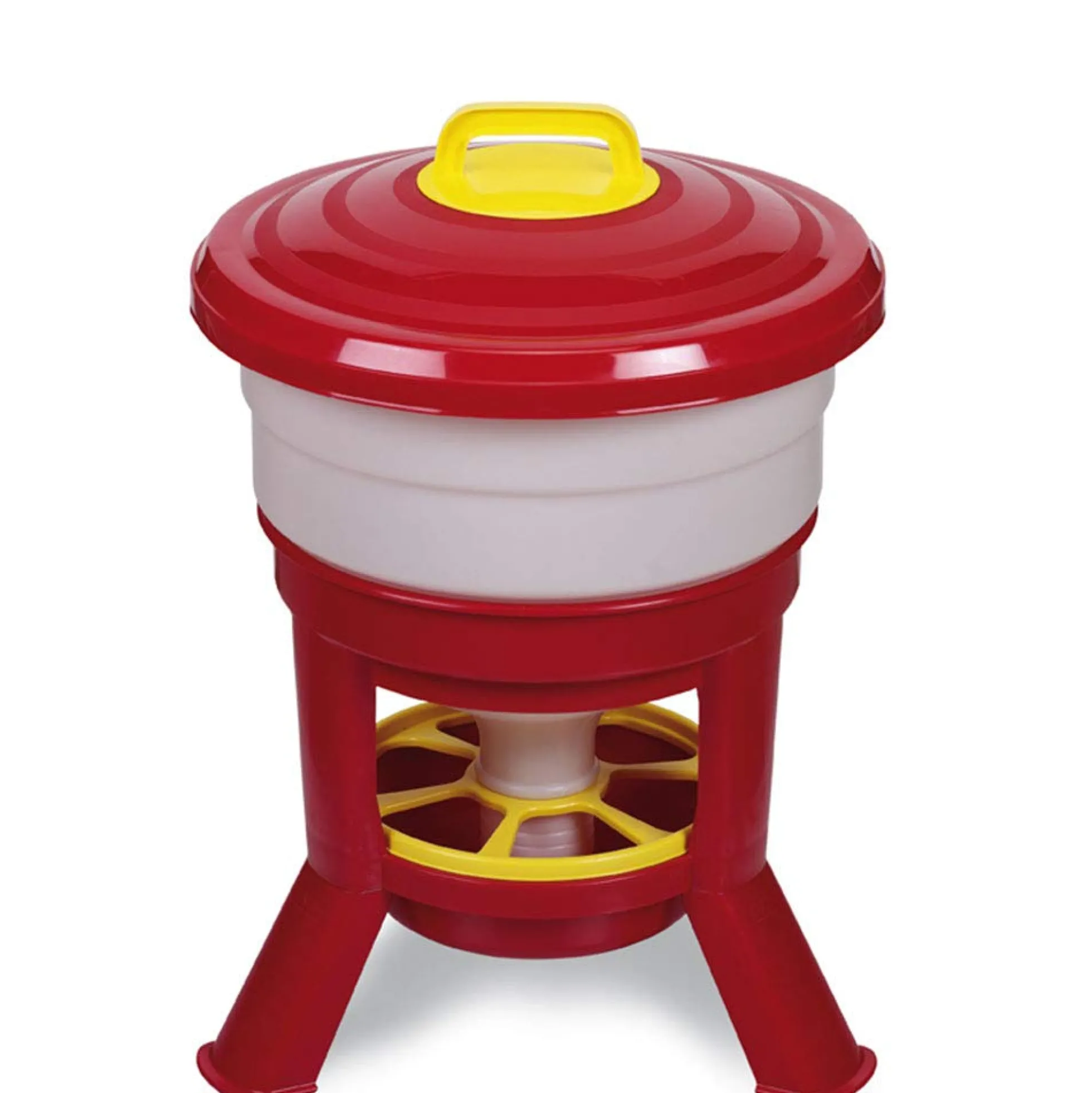 Tolva Gallinas Silo Premium 30 L - Comedero Con Patas Para Gallinas - Tolva De Gran Capacidad Para Aves De Corral Fabric
