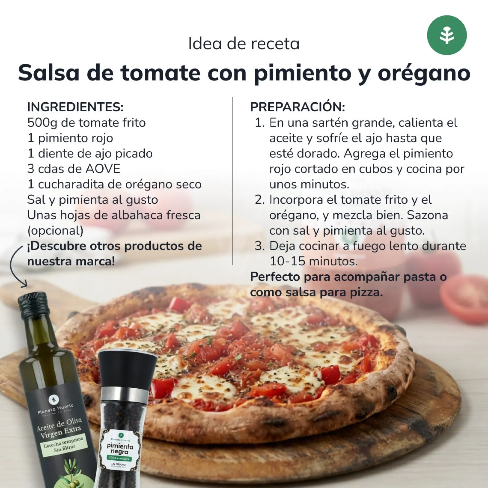 Tomate Frito ECO Planeta Huerto 350 g