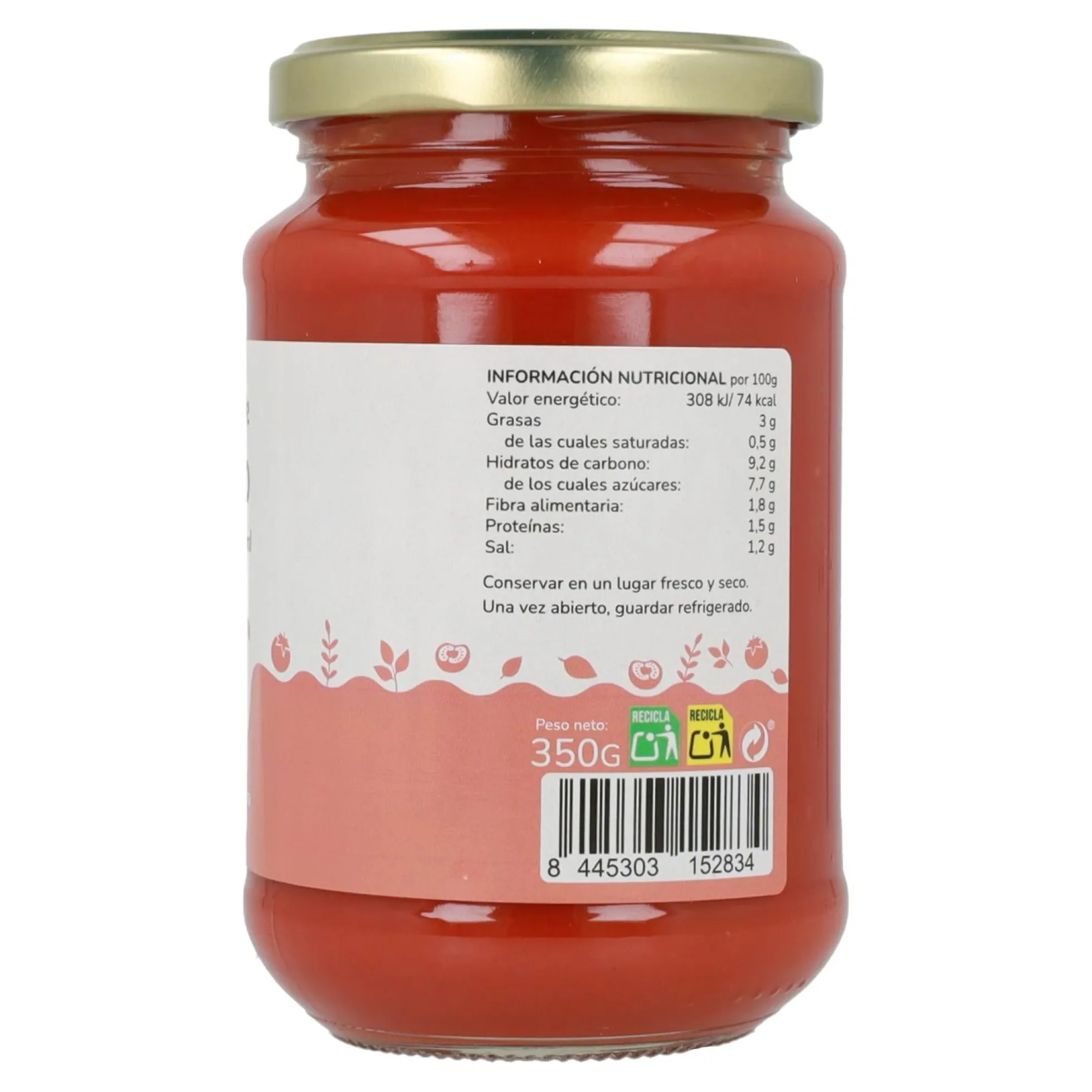 Tomate Frito ECO Planeta Huerto 350 g