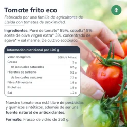 Tomate Frito ECO Planeta Huerto 350 g