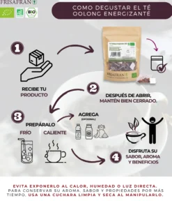 Té Oolong Ecológico | Pirámides | Calidad | Frisafran 30 Uds