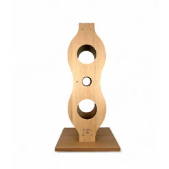 Torre Rascadora Para Gatos Océano De Roble Y Madera Sólida Con Diseño Decorativo Althea Living 40x35x12cm