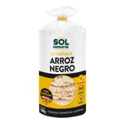Tortas de Arroz negro y Cúrcuma Sol Natural 100 g