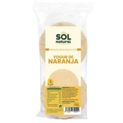 Tortas de Arroz Yogur y Naranja Sol Natural 100g