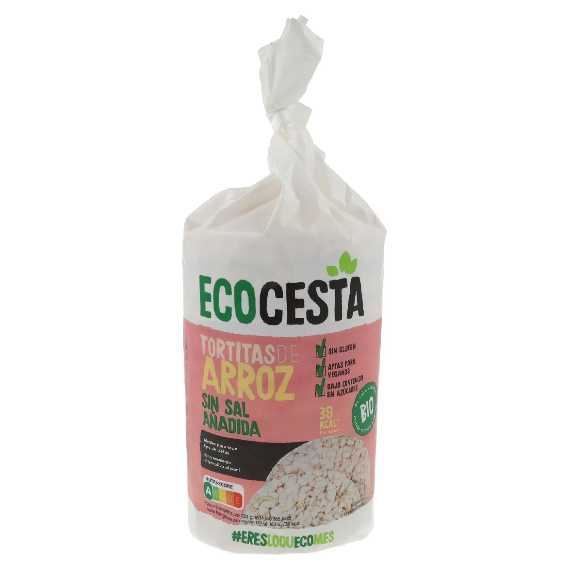 Tortitas de Arroz sin sal añadida Bio Ecocesta 15 gr