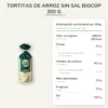 Tortitas de Arroz sin sal Biocop 200 g