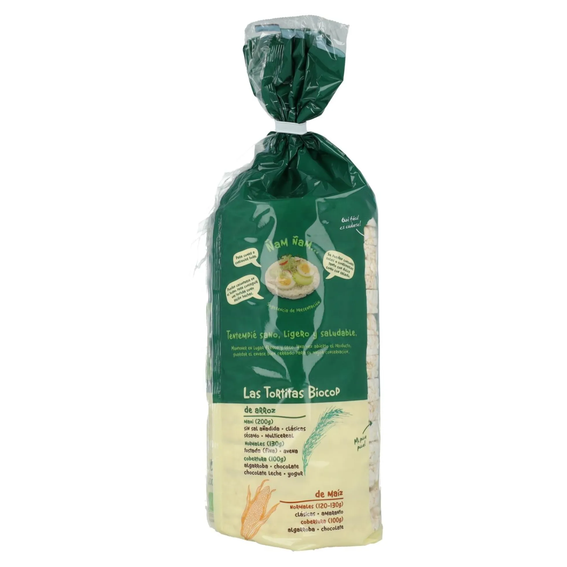 Tortitas de Arroz sin sal Biocop 200 g