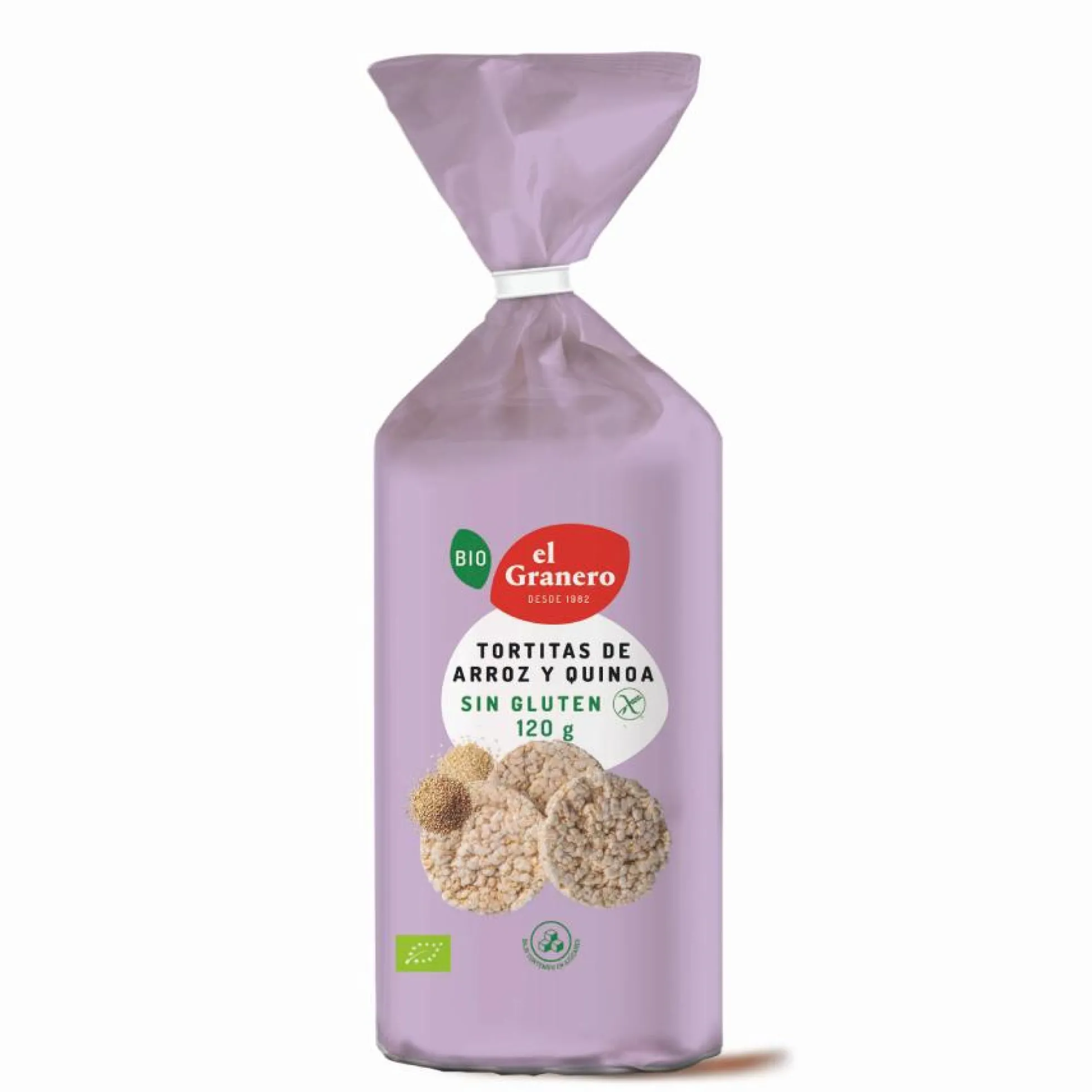 Tortitas de Arroz y Quinoa El Granero 120 gr