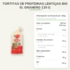Tortitas de proteinas lentejas BIO El Granero 125 g