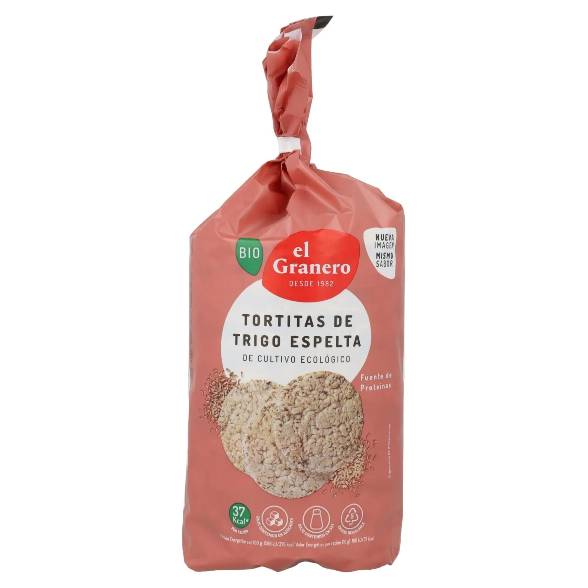 Tortitas de Trigo Espelta El Granero, 100 g
