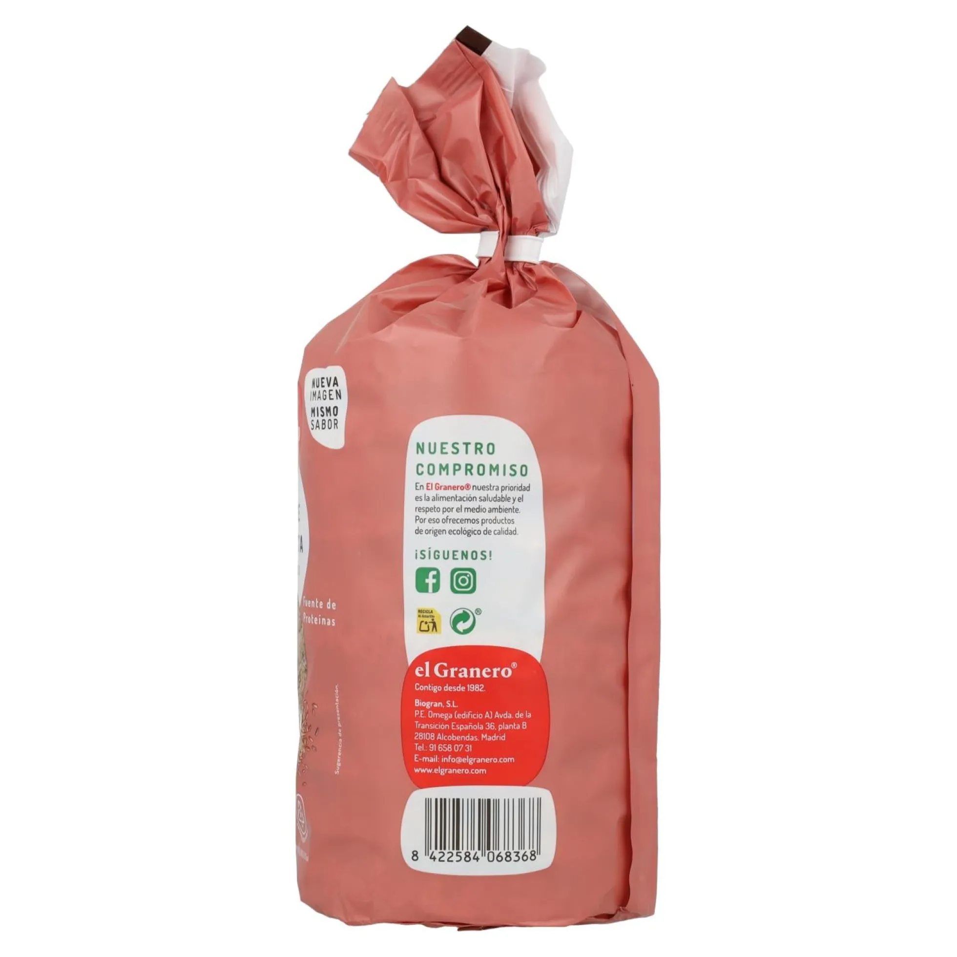 Tortitas de Trigo Espelta El Granero, 100 g