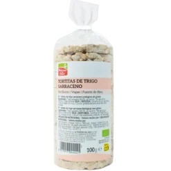 Tortitas de trigo sarraceno con sal y sin gluten BIO La Finestra Sul Cielo 100 g