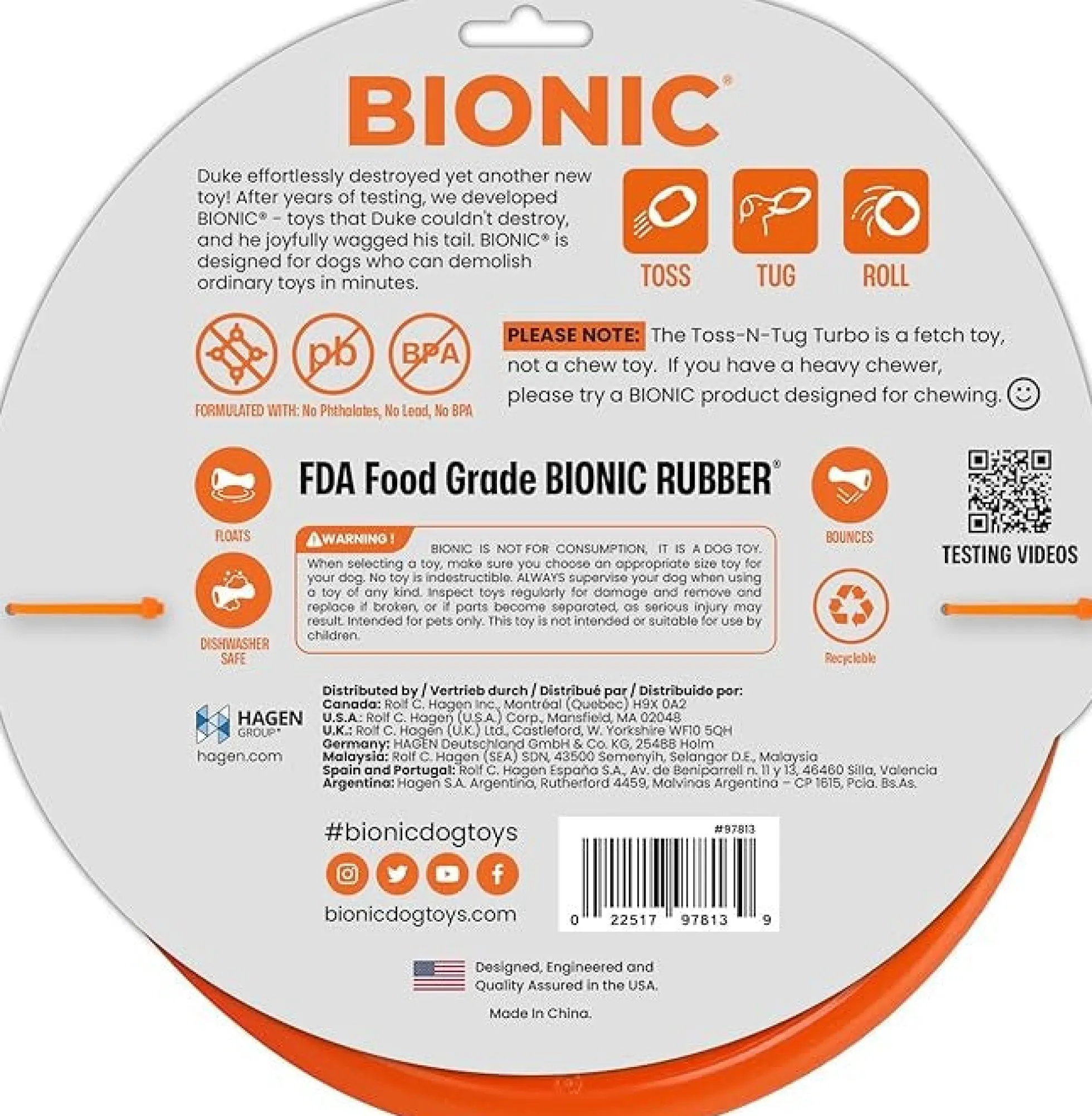 Toss-N-Tug Turbo BIONIC