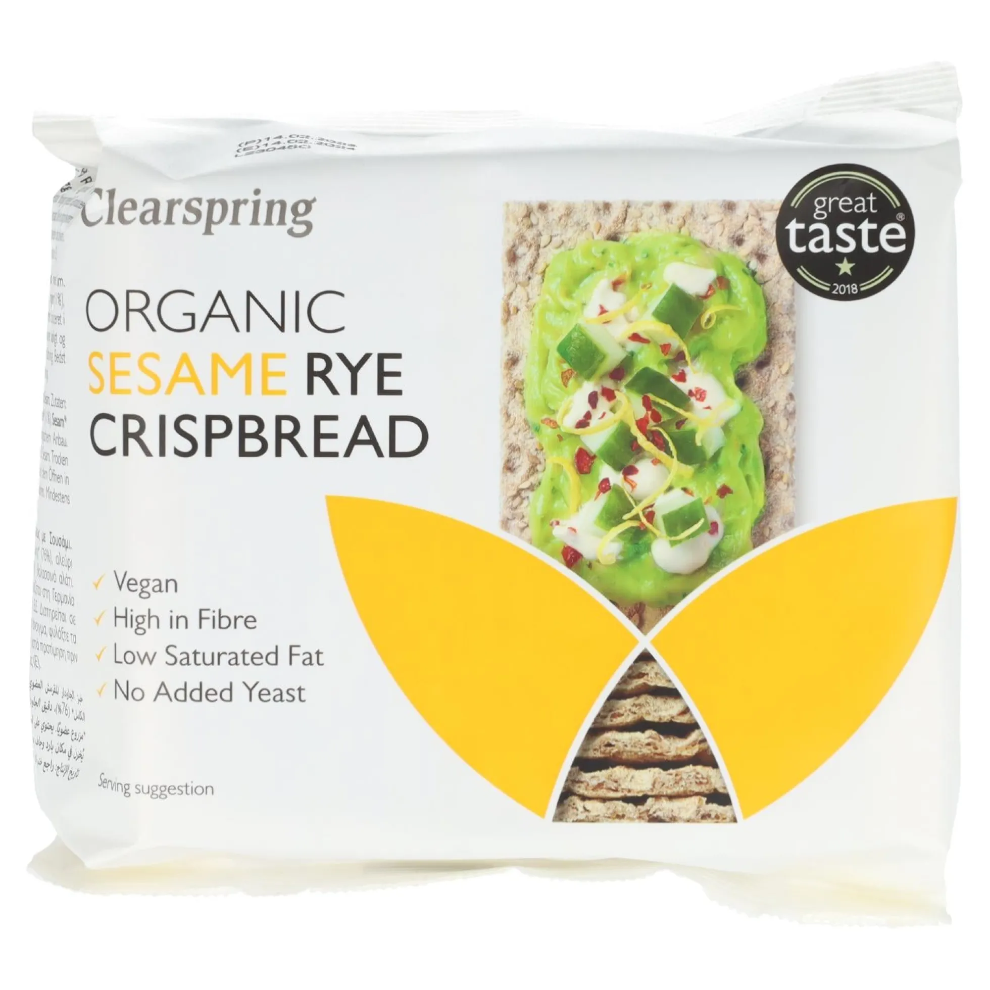 Tostadas Crujientes con Sésamo Clearspring 200 g