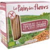 Tostadas Crujientes Crackers de Garbanzos BIO Sin Gluten Le pain de fleurs 150 g