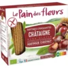 Tostadas Crujientes Crakers con Castañas BIO Le pain de fleurs 150 g