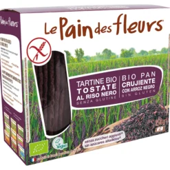 Tostadas Crujientes Crakers con Arroz Negro Le pain de fleurs 150 g