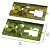 Trampa Ratones Metálica Galvanizada 9.5 X 5.2 Cm. (bolsa 2 Unidades)