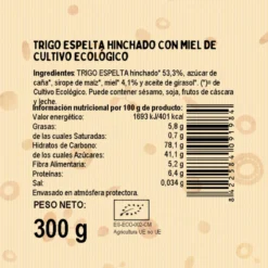 Trigo de Espelta Hinchado con Miel Bio El Granero 300g