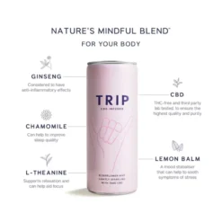 Trip: Mindful Blend Elderflower Mint Magnesium Drink 330ml