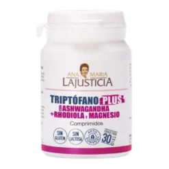 Triptófano plus con ashwagandha + rhodiola y magnesio Ana María LaJusticia 60 comprimidos