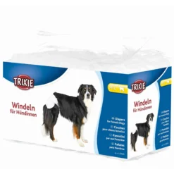 Trixie 12 Pañales perros hembra ultraabsorbentes M-L