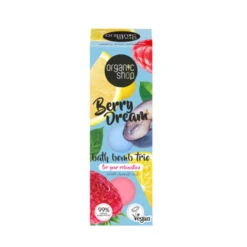 Trío de bombas de baño «BERRY DREAM», Organic Shop