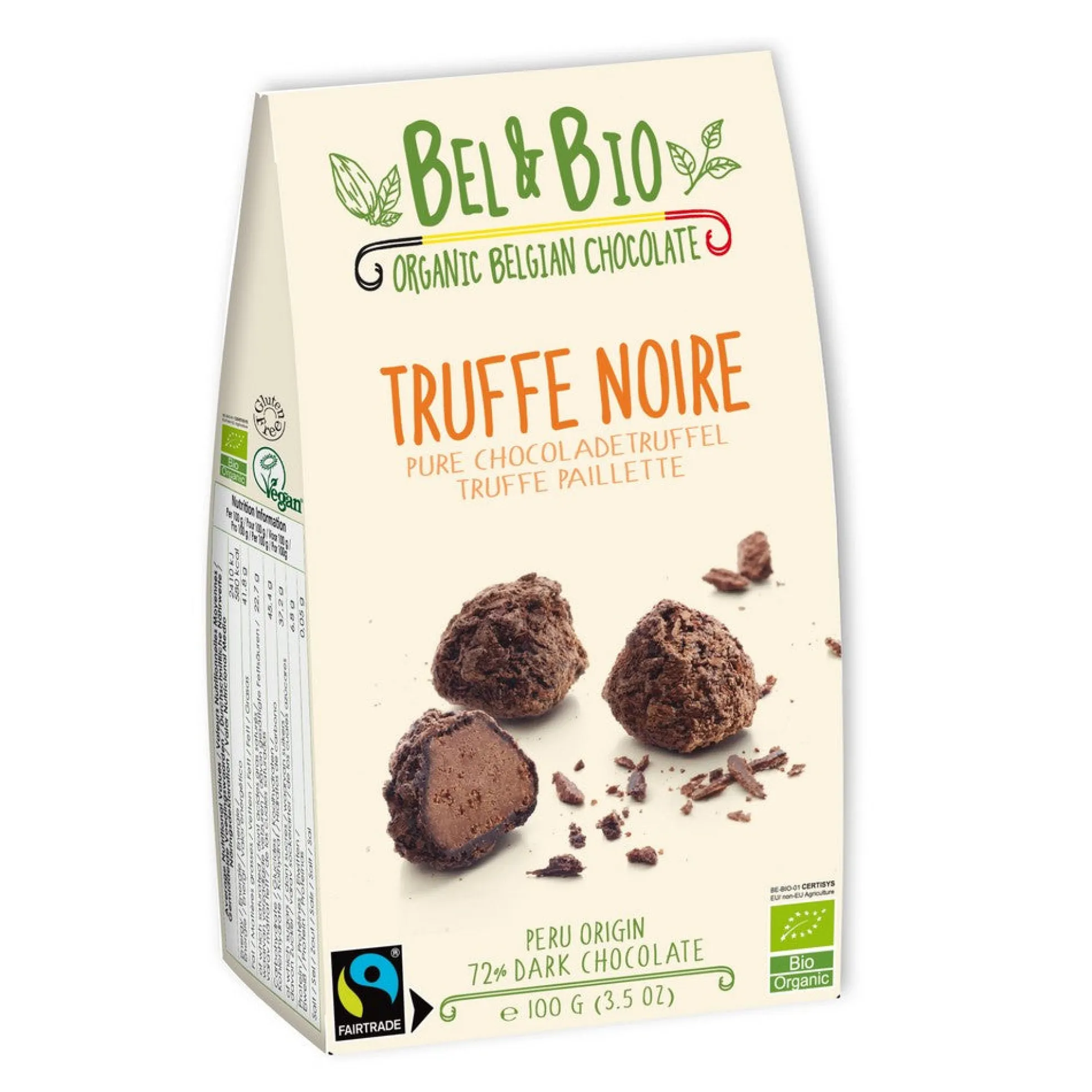 Trufas Láminas De Chocolate 72% Bel Bio Bel Bio 100 g